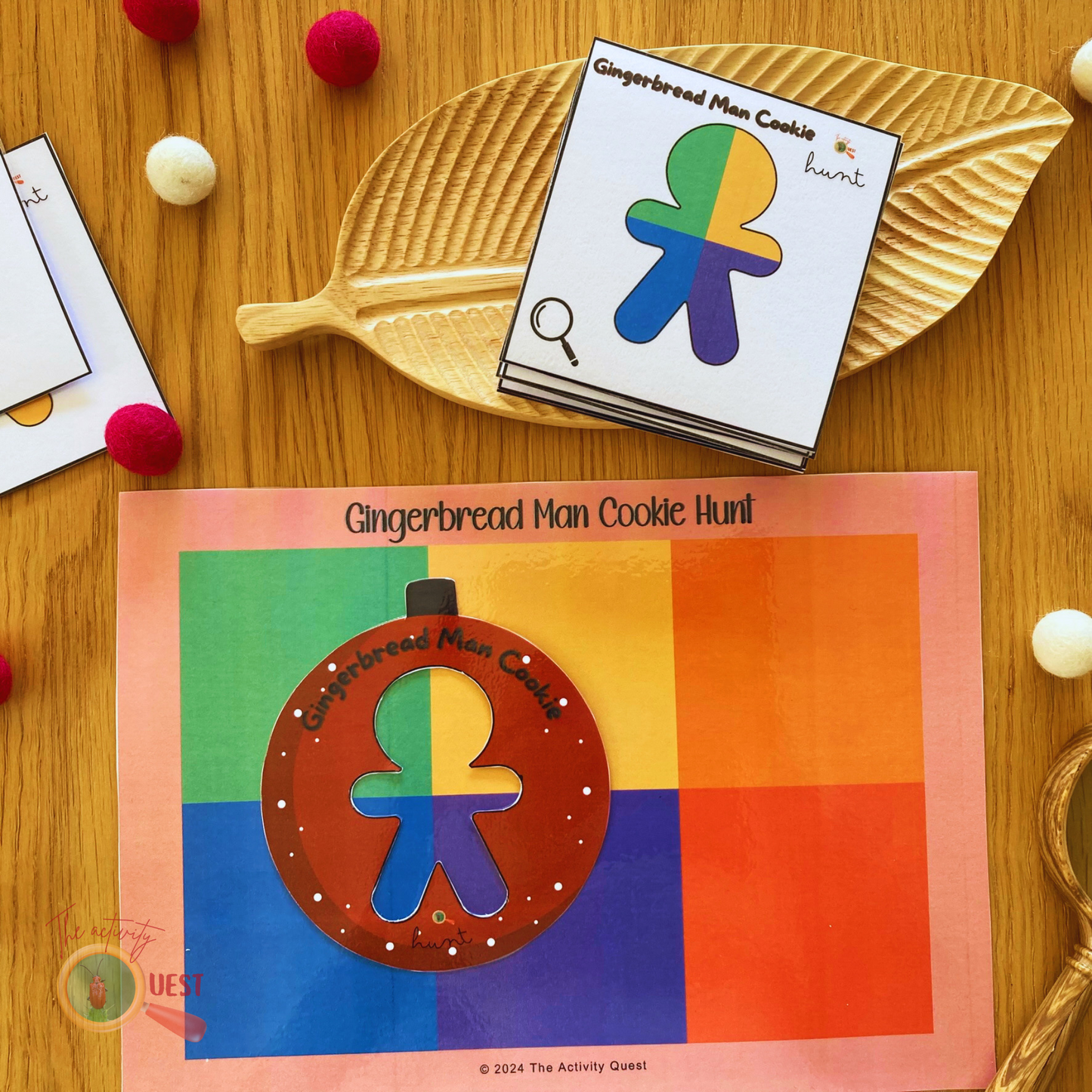 Gingerbread Man Cookie CHRISTMAS Hunt Printable for Kids, Logical Reasoning Game, INSTANT DOWNLOAD PDF