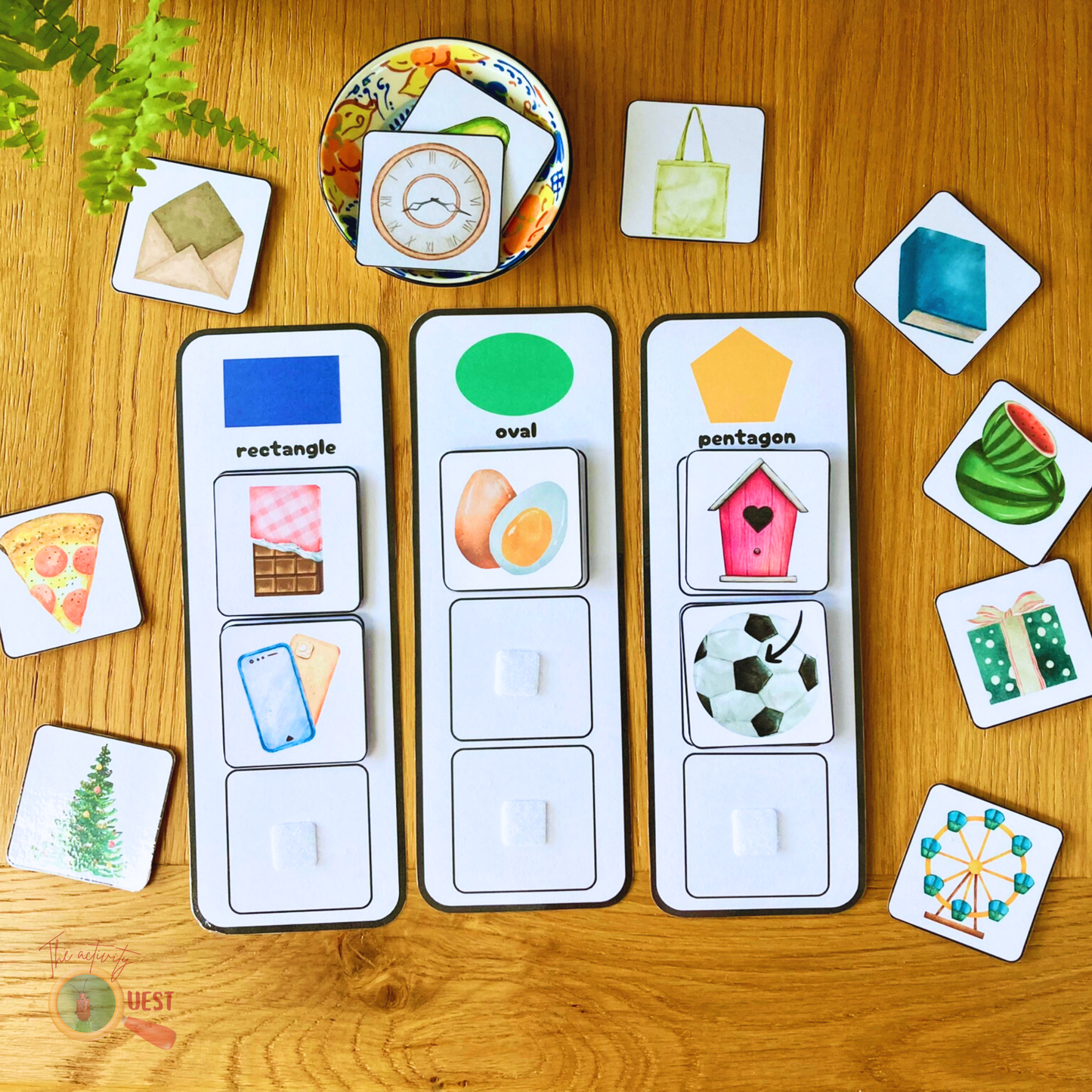 Shape Matching Learning Activity, INSTANT DOWNLOAD PDF