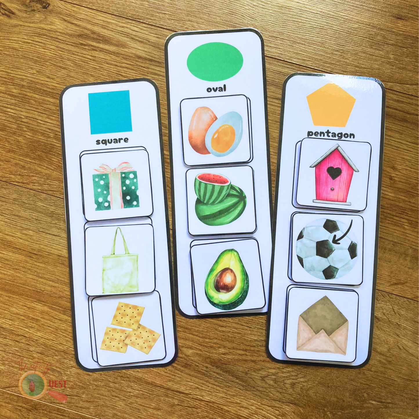 Shape Matching Learning Activity, INSTANT DOWNLOAD PDF