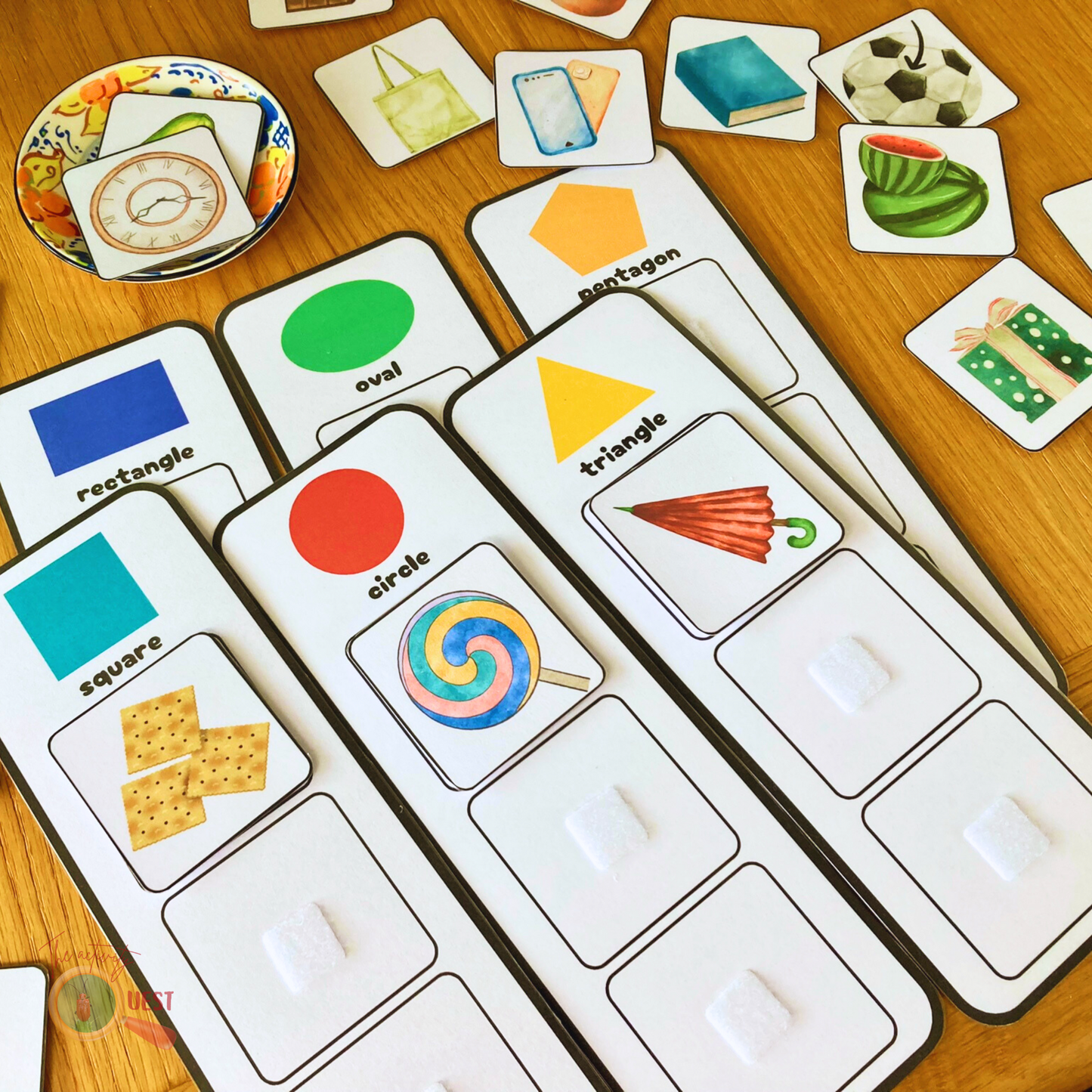 Shape Matching Learning Activity, INSTANT DOWNLOAD PDF