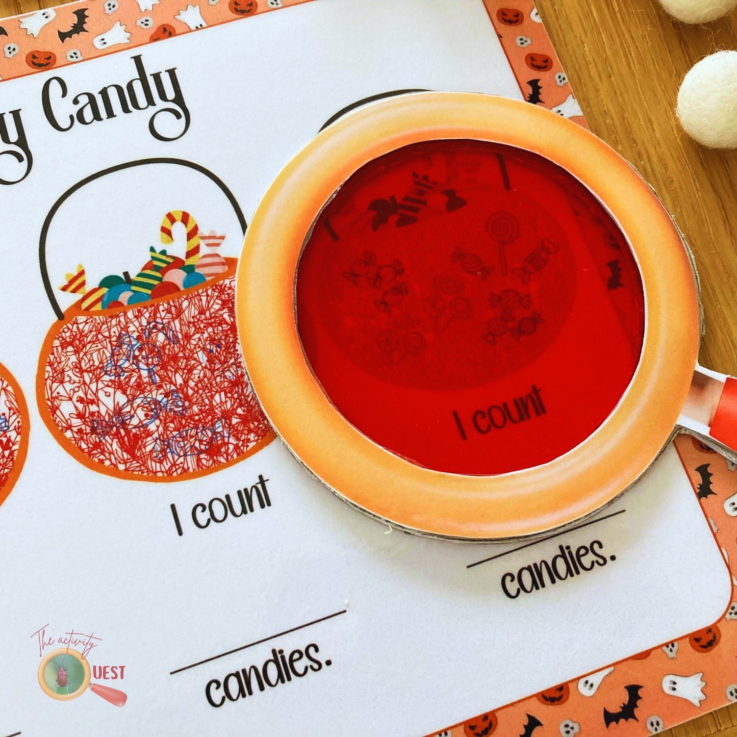 HALLOWEEN Candy Secret Reveal Printable, Pumpkin Baskets Decoder Spy Game, INSTANT DOWNLOAD PDF