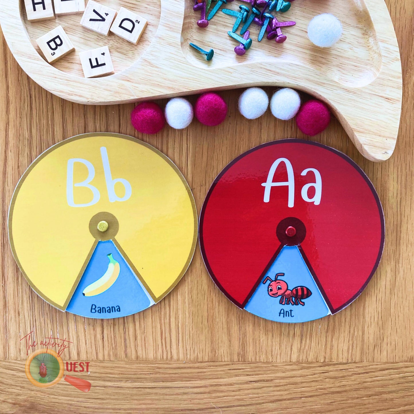 Alphabet Beginning Sounds Big Wheels Printable, INSTANT DONWLOAD PDF