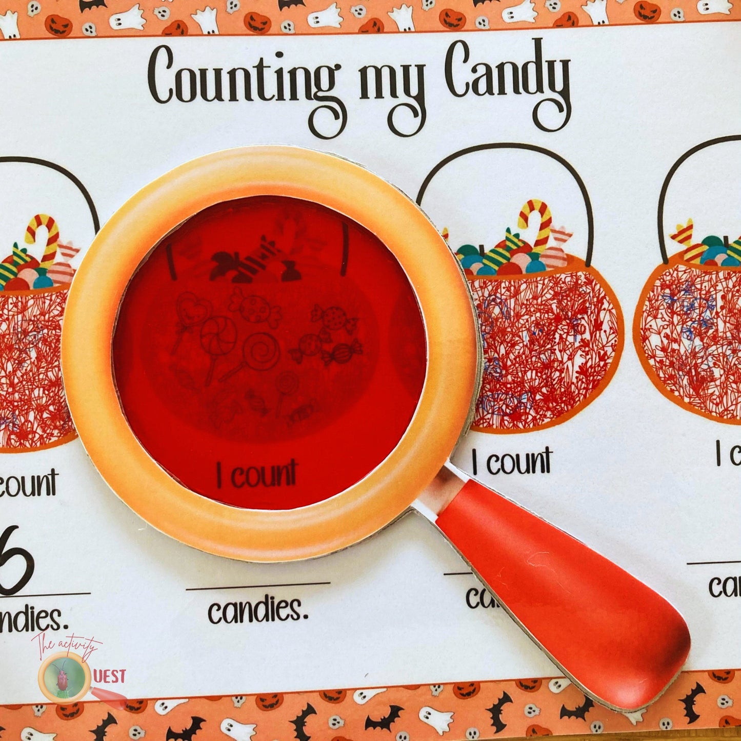 HALLOWEEN Activity Bundle for Kids, Learn to Count for Children, Logical Thinking Emotions Identification Secret Reveal INSTANT DOWNLOAD PDF