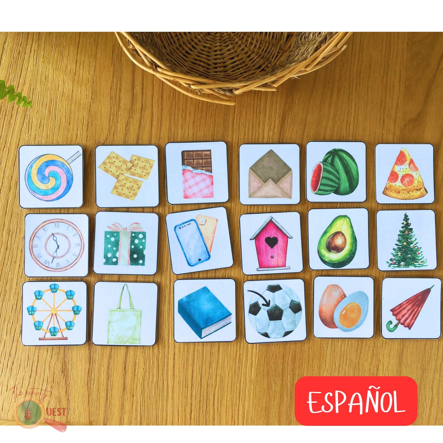 Spanish Shape Matching Learning Activity, Preschool Sorting Shapes, INSTANT DOWNLOAD PDF